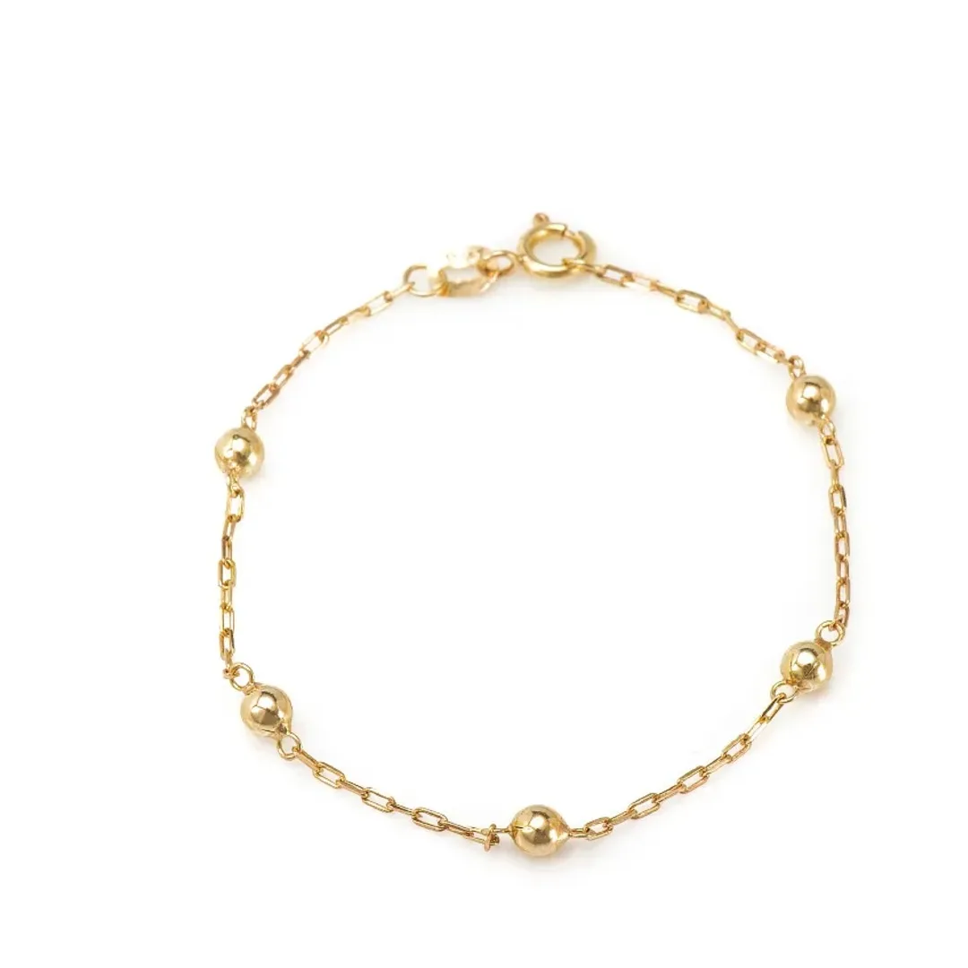 Pulseira Infantil Ouro 18K