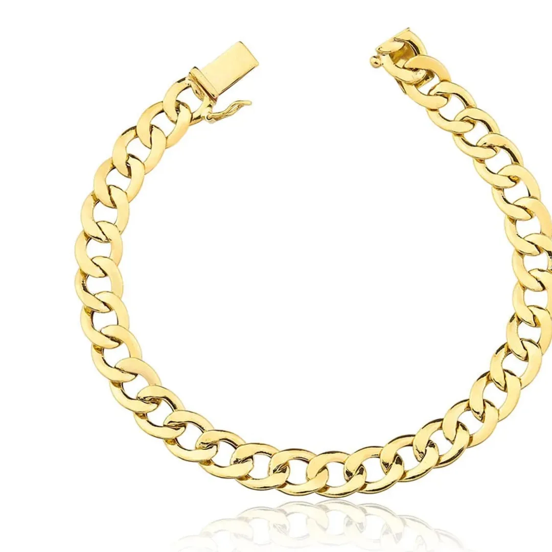 Pulseira Masculina Grumet Ouro 18K